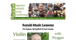 Desktop Screenshot of eugenesuzukimusic.com